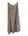 Petal + Pup Size Medium Brown & White Cotton Striped Strapless Maxi Dress Brown & White / Medium