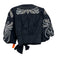 Figue Size M Black & White Cotton Embroidered Sequined Puff 3/4 Sleeve Top Black & White / M
