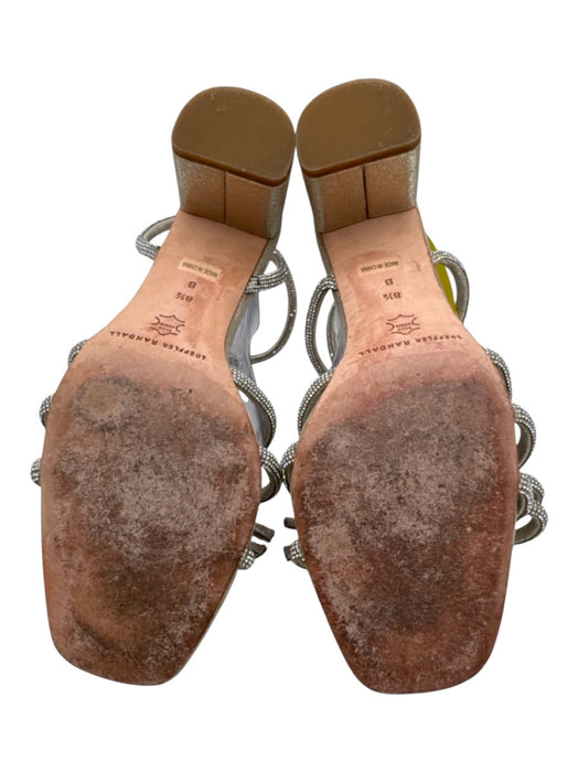 Loeffler Randall Shoe Size 8.5 Gold Tone & Clear Leather Upper Sandals Gold Tone & Clear / 8.5