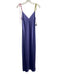 Dannijo Size L Purple, Pink, Yellow Silk Spaghetti Strap V Neck Slip Maxi Dress Purple, Pink, Yellow / L