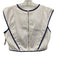 Shug! Size L White & Blue Cotton Sleeveless Piping Top White & Blue / L