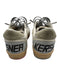 Golden Goose Shoe Size 2 White, Silver, Beige Leather Glitter Low Top Sneakers White, Silver, Beige / 2