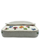 Staud White & Multi Beaded Flower Detail Snap Button Close Single Handle Bag White & Multi / S