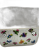 Staud White & Multi Beaded Flower Detail Snap Button Close Single Handle Bag White & Multi / S