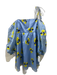 Tanya Taylor Size xs / 2 Blue, Yellow & Black Polyester Blend Tie Detail Dress Blue, Yellow & Black / xs / 2