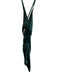 Lavish Alice Size 8 Green Polyester Blend Cowl Neck Tie Back Asymetric Hem Dress Green / 8