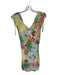 With Jean Size XS Green & Multi Polyester Cap Sleeve Watercolor Flowers Dress Green & Multi / XS