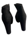Cordani Shoe Size 37 Black Suede Peep Toe Pull On Block High Heel Booties Black / 37
