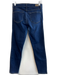 Paige Size 28 Dark Wash Cotton Blend 5 Pocket Contrast Stitch Zip Fly Jeans Dark Wash / 28