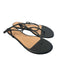 Bernardo Shoe Size 10 Black Leather Sandal Ankle Strap Man Made Shoes Black / 10