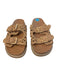 Joie Shoe Size 7 1/2 Beige Leather Slip On Buckle Woven Detail Shoes Beige / 7 1/2