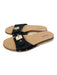 Dr Scholls Shoe Size 9 Brown & Black Manmade Material Slip On Sandal Shoes Brown & Black / 9