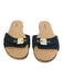 Dr Scholls Shoe Size 9 Brown & Black Manmade Material Slip On Sandal Shoes Brown & Black / 9