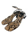 Jeffrey Campbell Shoe Size 7.5 Brown & Black Leather Ankle Strap Heel Shoes Brown & Black / 7.5