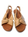 Ron White Shoe Size 39 Beige & White Made In Italy Platform Slingback Shoes Beige & White / 39