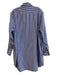 Rag & Bone Size L Blue & White Cotton Collared Button Up Long Sleeve Dress Blue & White / L