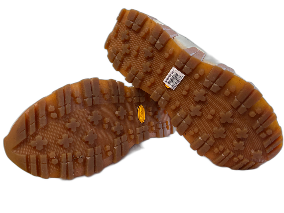 P448 X Vibram Shoe Size 39 Brown & Beige Manmade Material Thong Strap Shoes Brown & Beige / 39