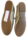 House of Harlow 1960 Shoe Size 8 Gold Manmade Material Almond Toe Woven Shoes Gold / 8