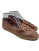 Tory Burch Shoe Size 7.5 Pink & Beige Leather Upper Rhinestone Logo Espadrille Pink & Beige / 7.5