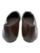 Tory Burch Shoe Size 8 Dark Brown Leather Upper Snakeskin Embossed Logo Flats Dark Brown / 8