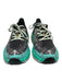 Hoka Shoe Size 11 Black, Teal & Yellow Synthetic Upper Mesh Athletic Sneakers Black, Teal & Yellow / 11