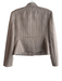 Theory Size 10 Brown Polyamide Cropped Houndstooth Collar Button Front Jacket Brown / 10