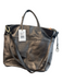 Hobo Grey Leather Square Magnetic Close Crossbody Bag Grey / M