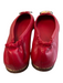 Tory Burch Shoe Size 5 Red Leather Upper Round Toe Logo Gold Hardware Shoes Red / 5