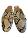 Tory Burch Shoe Size 8.5 Brown & Black Leather Upper Almond Toe Flat Mules Shoes Brown & Black / 8.5