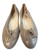 Paul Green Shoe Size 6 Beige Leather Upper Round Toe Sparkly Interior Flat Shoes Beige / 6