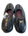 Tory Burch Shoe Size 9 Black Leather Upper Round Toe Scrunch Slip On Flats Shoes Black / 9