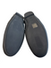Tory Burch Shoe Size 9 Black Leather Upper Round Toe Scrunch Slip On Flats Shoes Black / 9