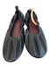 Tory Burch Shoe Size 9 Black Leather Upper Round Toe Scrunch Slip On Flats Shoes Black / 9