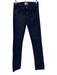 Paige Size 27 Cotton Blend Denim Dark Wash Solid Zipper Fly Straight Jeans Cotton Blend / 27