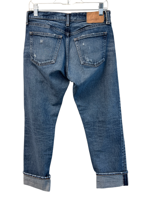 Moussy Vintage Size 25 Blue Cotton & Spandex Stretch Denim Medium Wash Jeans Blue / 25