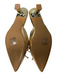 Nicole Miller Shoe Size 8.5 Gold Manmade Material Faux Leather Metallic Shoes Gold / 8.5