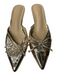 Nicole Miller Shoe Size 8.5 Gold Manmade Material Faux Leather Metallic Shoes Gold / 8.5
