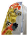 Troubadour White, Yellow, Multi Acrylic Blend Floral Knit scarf White, Yellow, Multi / One Size