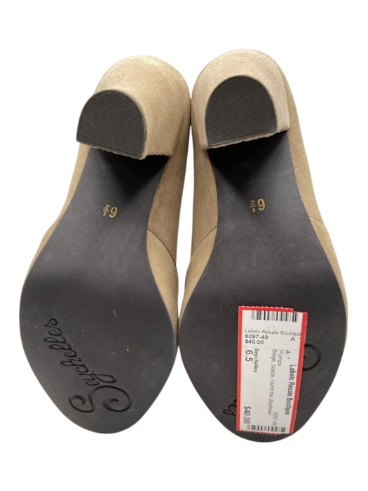 Seychelles Shoe Size 6.5 Beige Suede round toe Pumps Beige / 6.5
