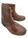 Frye Shoe Size 10 NWT Brown Leather Solid Zip UP Boot Men's Shoes 10