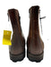 Frye Shoe Size 10 NWT Brown Leather Solid Zip UP Boot Men's Shoes 10