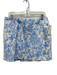 Lilly Pulitzer Luxletic Size 10 Blue & White Polyester Blend Flowers Skirt Blue & White / 10