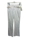 Gucci Size 40 Cream White Cotton Zip Fly Low Rise Gold Hardware Flare Leg Pants Cream White / 40