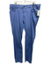 Brax Size 40 Blue Cotton Solid Zip Fly Men's Pants Blue / 40