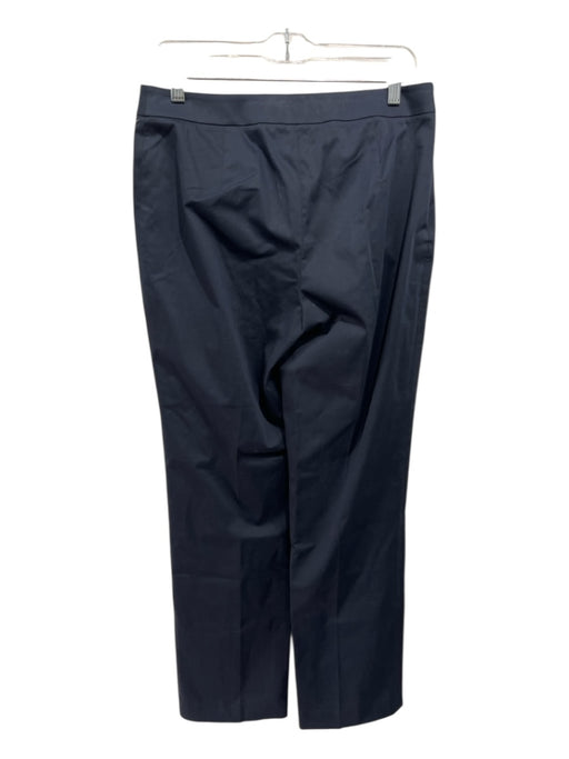 Lafayette 148 Size 8 Navy Blue Cotton Zip Fly Pants Navy Blue / 8