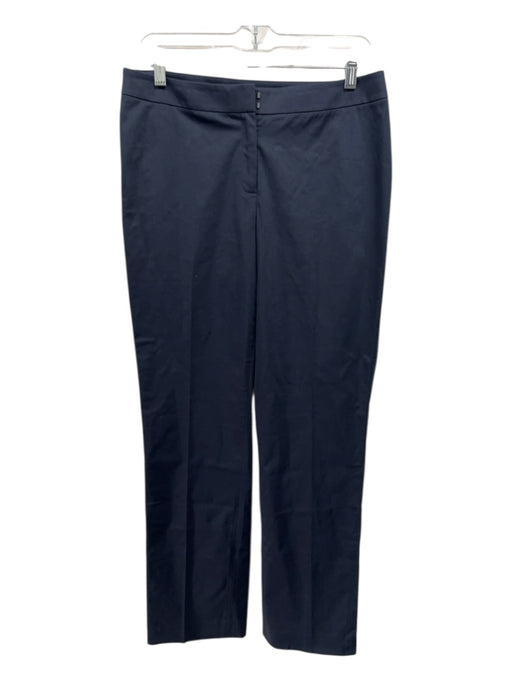 Lafayette 148 Size 8 Navy Blue Cotton Zip Fly Pants Navy Blue / 8