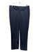 Lafayette 148 Size 8 Navy Blue Cotton Zip Fly Pants Navy Blue / 8