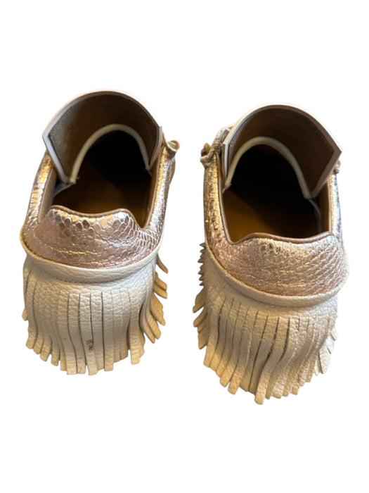 Esse Ut Esse Shoe Size 39 Blush & Rose Gold Leather Fringe Athletic Sneakers Blush & Rose Gold / 39