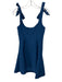 5a7 Cinq a Sept Size 2 Dark Blue Polyester Blend Sleeveless Shoulder Tie Dress Dark Blue / 2