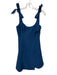 5a7 Cinq a Sept Size 2 Dark Blue Polyester Blend Sleeveless Shoulder Tie Dress Dark Blue / 2